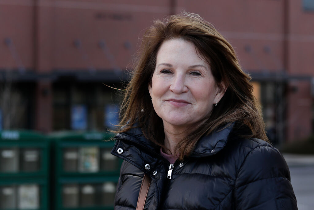 Kim Getzoff was on her way into the post office in downtown Columbia